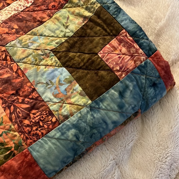 Handmade patchwork quilt - Picture 8 of 8